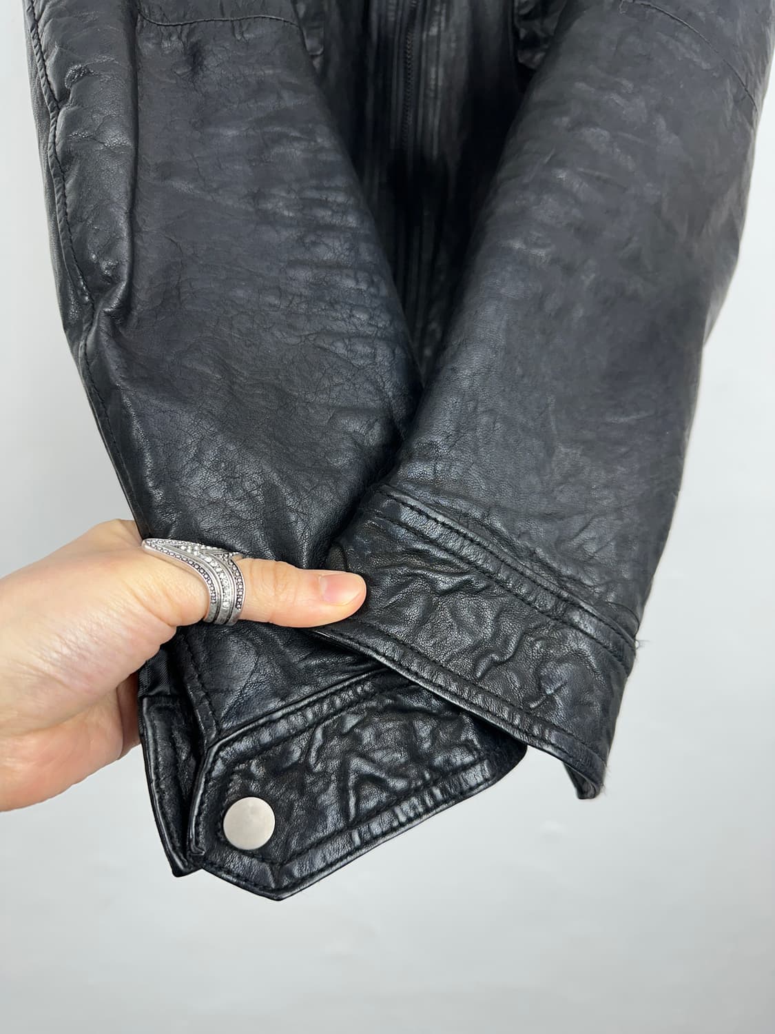 Italy Lambskin Pocket Detail Jacket 상품이미지2