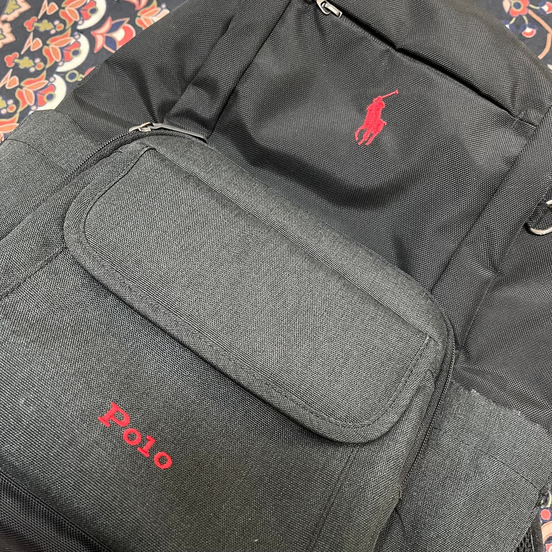 폴로 랄프로렌 포니 자수 로고 백팩 상품이미지3