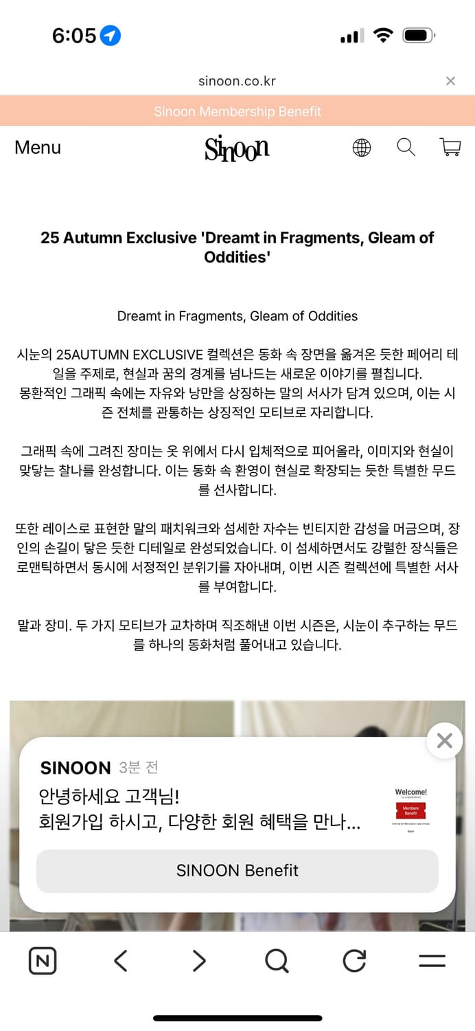 시눈 25 Autumn Exclusive 상의 상품이미지3