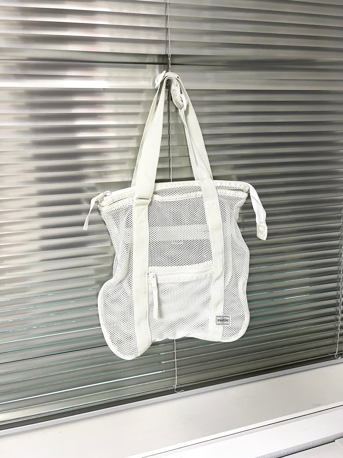 PORTER-MESH SHOULDER TOTE BAG(White) 상품이미지5