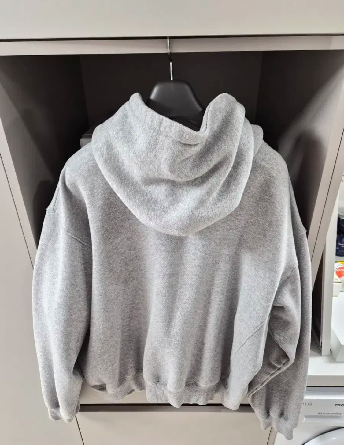 노앙 LONELY 자수 후드집업 회색 상품 상품이미지2