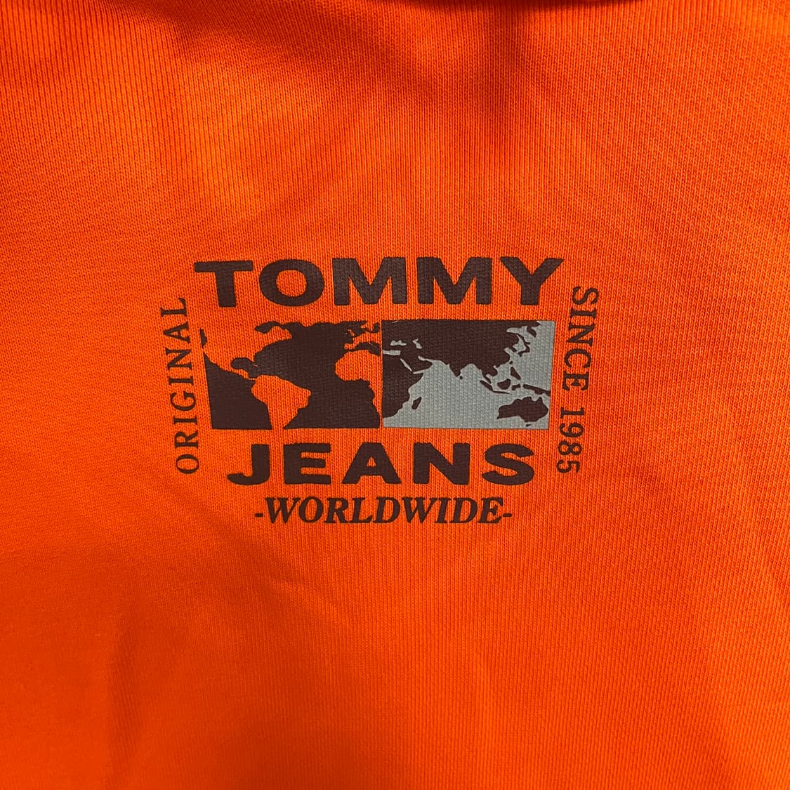 (오버핏 S) 타미 Tjm Abstract Globe 후드 티셔츠 상품이미지3