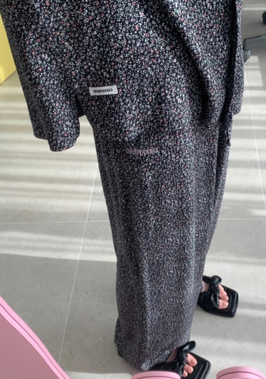 체리퀴리 미니플라워 파자마 세트 2사이즈 상품이미지2