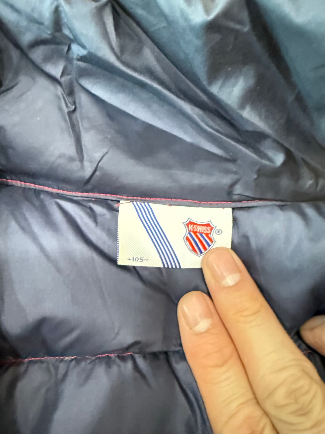 케이스위스 K-SWISS 스탠드넥 슬림다운 105 / 구스 90:10 / 상품이미지3