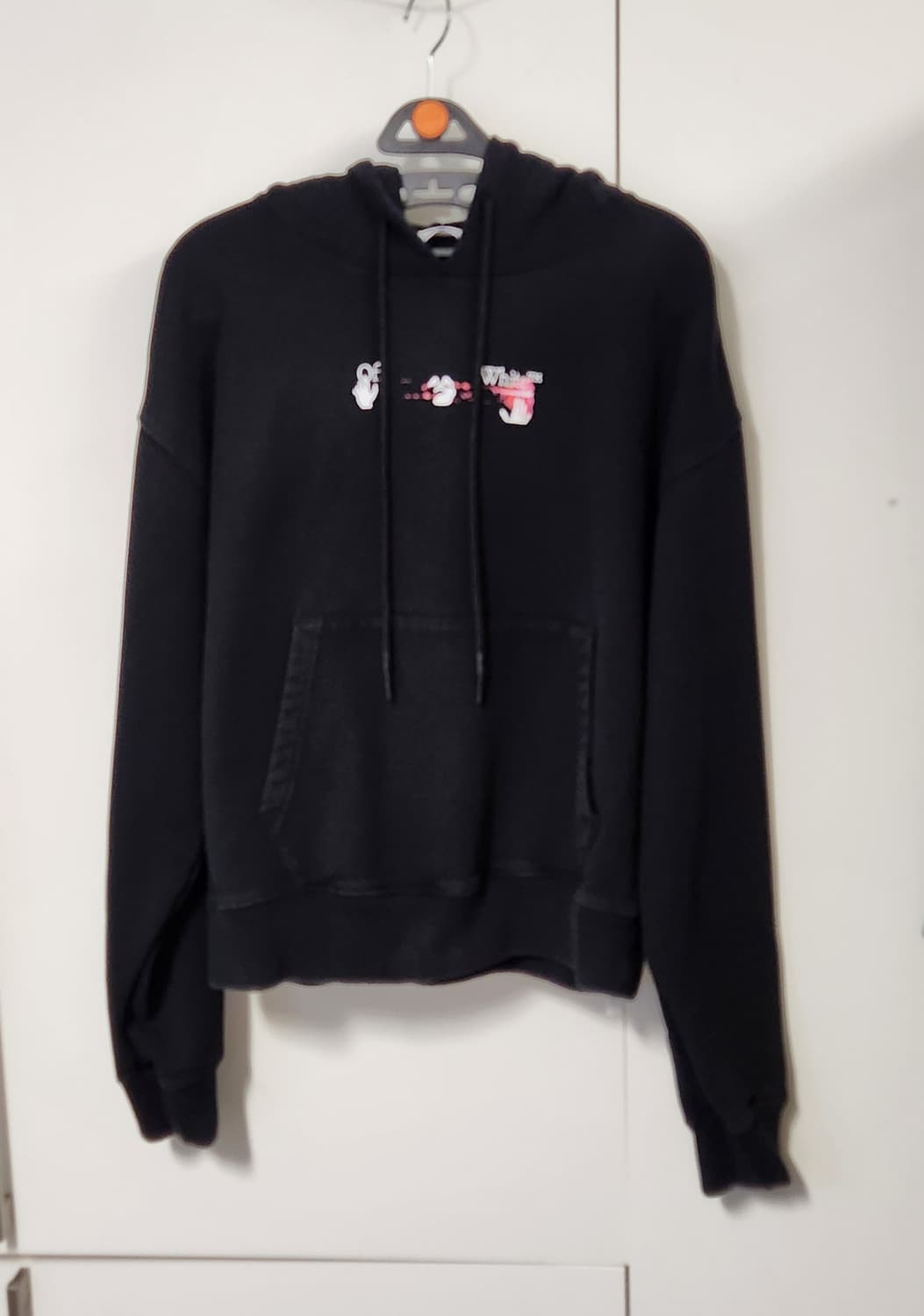 오프화이트 정품 마커 애로우 후드티 S 상품이미지1