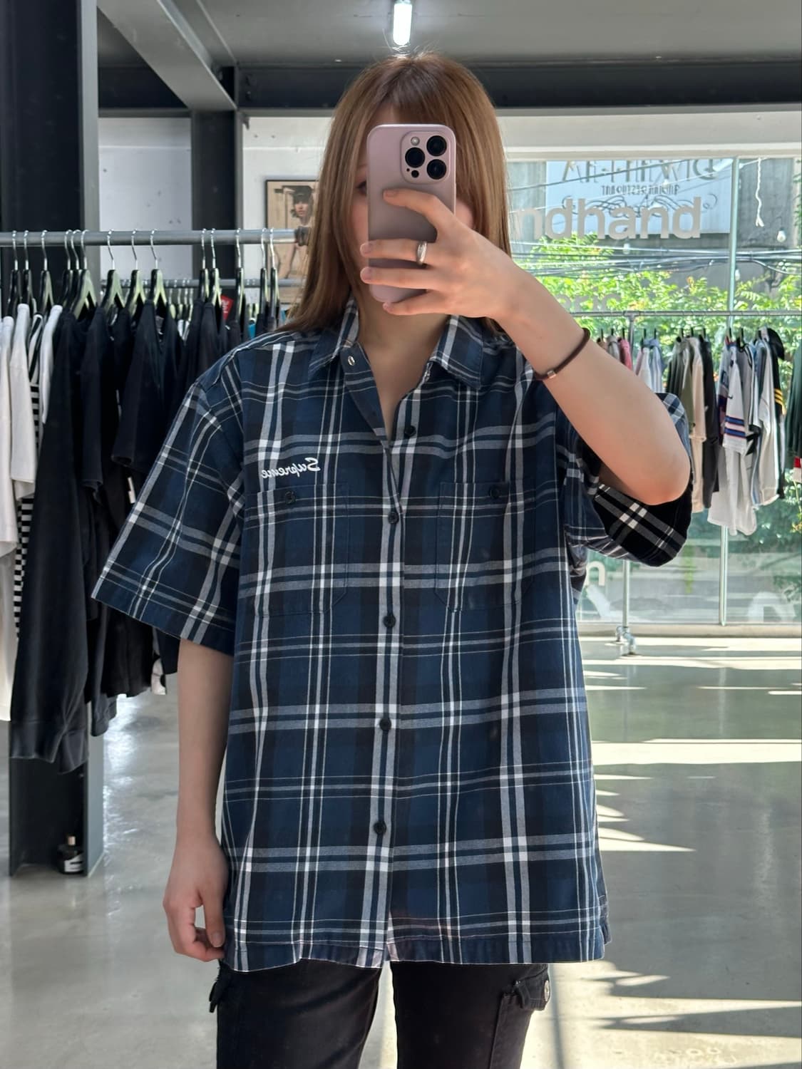 슈프림 21AW Thermal 워크셔츠 상품이미지1