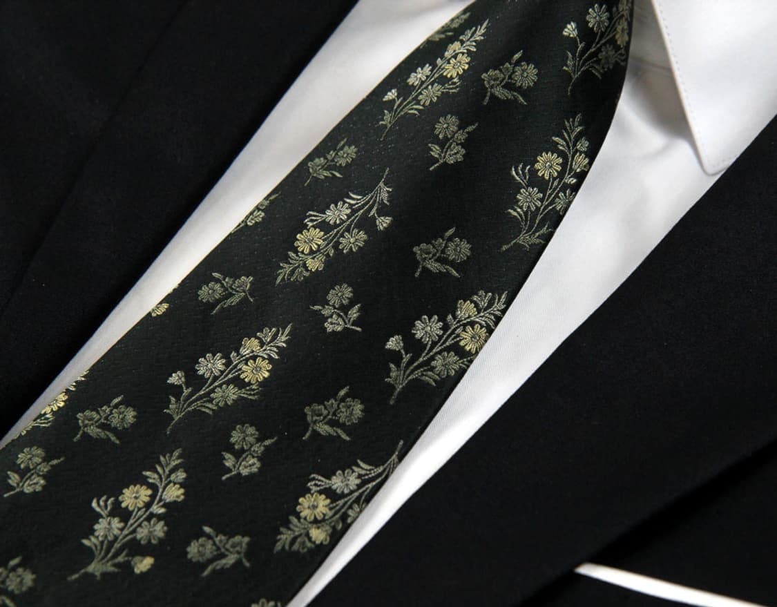 발렌시아가 9.6cm A등급 남자 명품 넥타이 상품이미지5