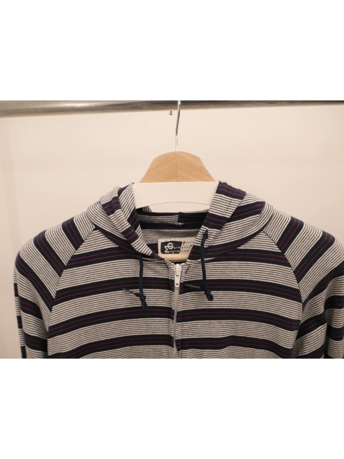 엔지니어드 가먼츠 스트라이프 후드집업 상품이미지2