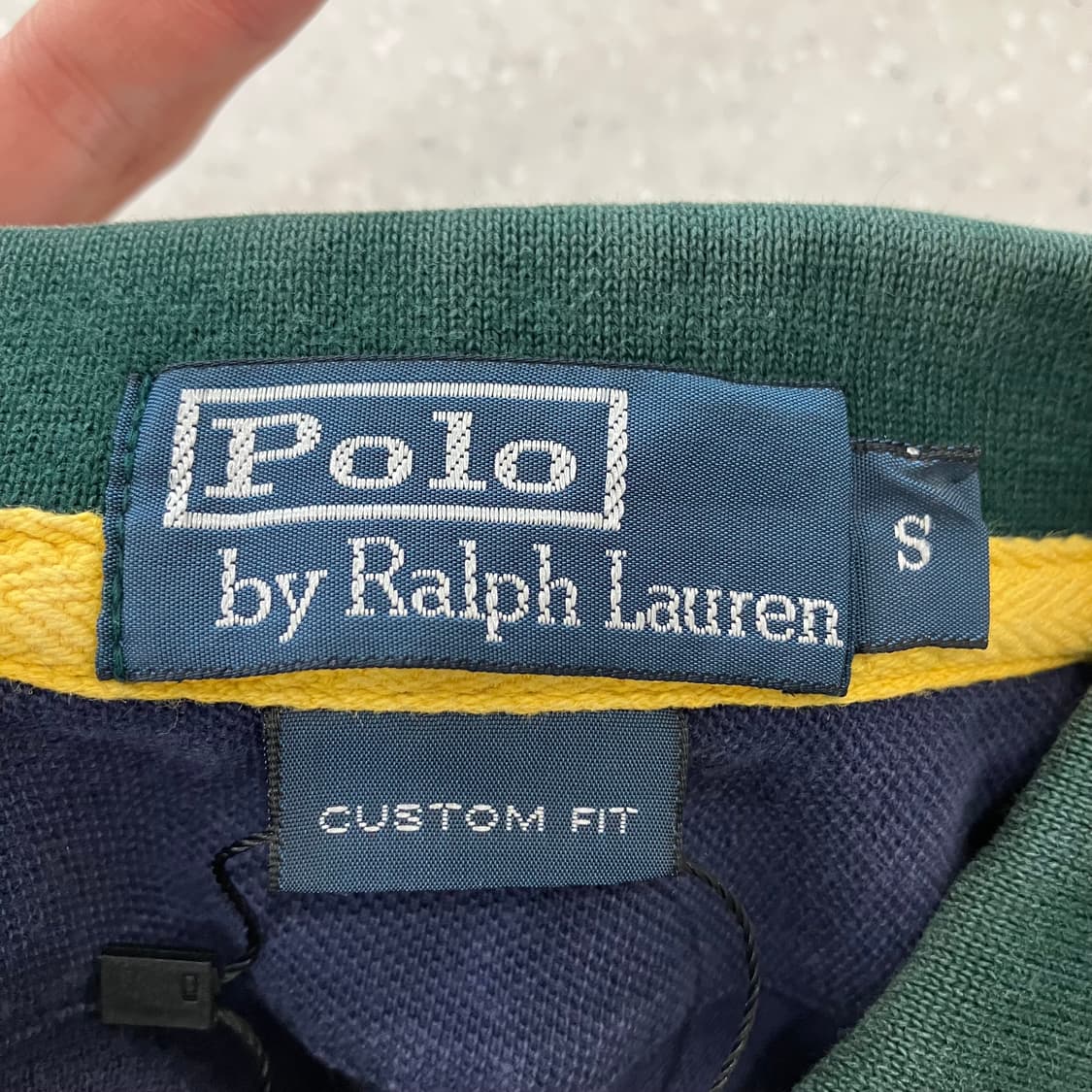 659 폴로 빅폰 카라 반팔 pk 네이비배색 상품이미지2