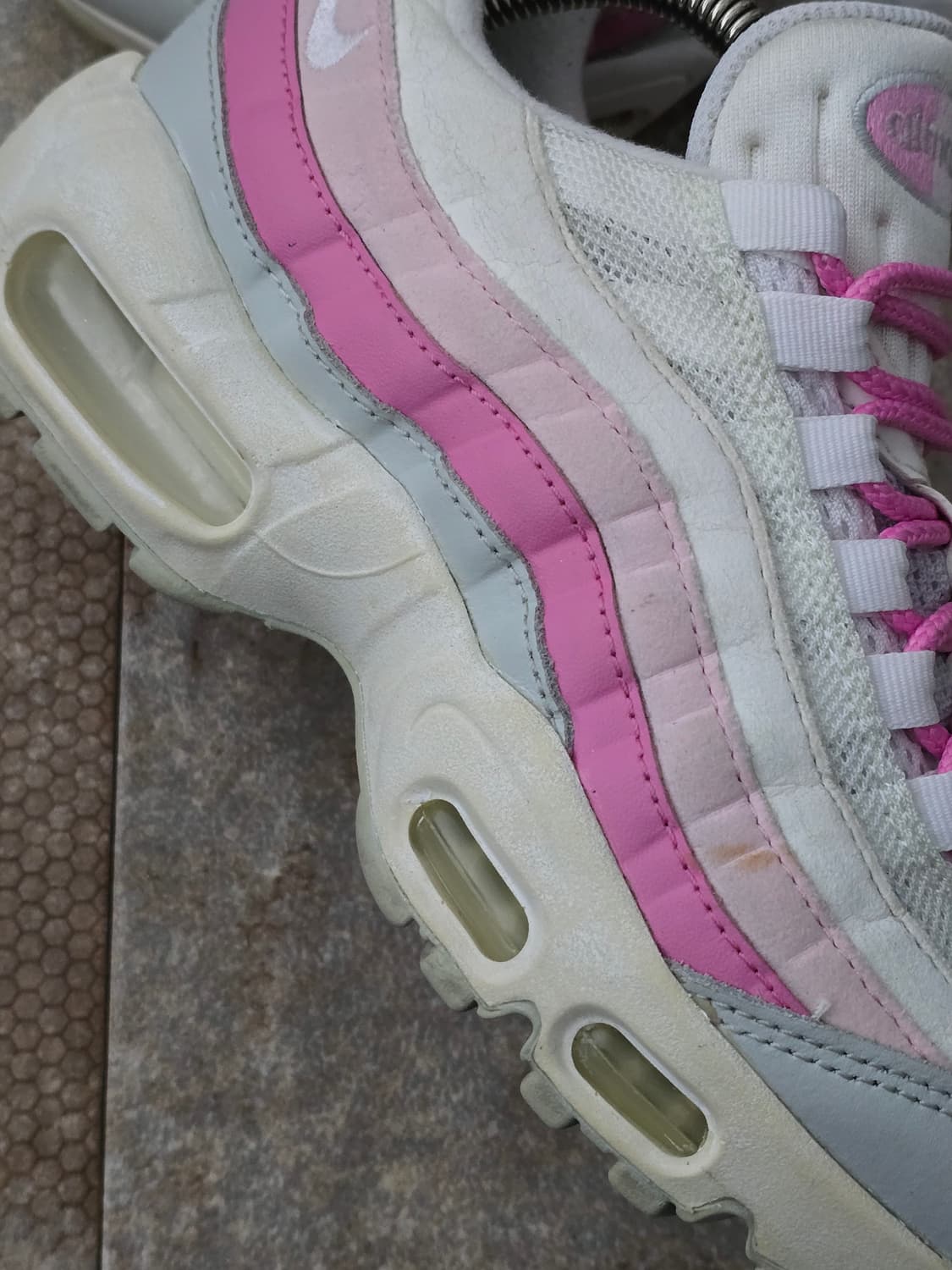 (230)나이키 에어맥스 95 에센셜 화이트 핑크 상품이미지8