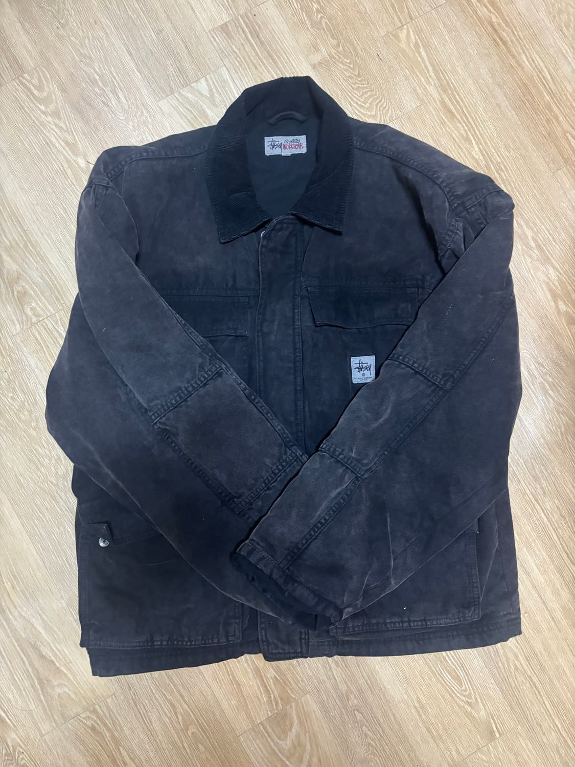 스투시 워시드 캔버스 샵자켓 상품이미지1