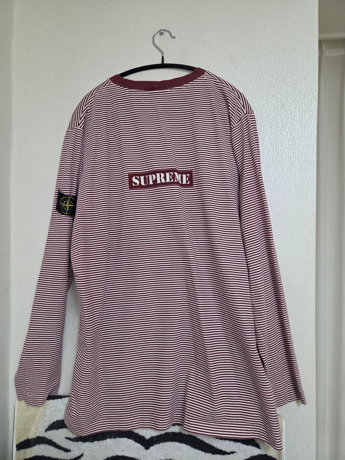 스톤아일랜드X슈프림 롱슬리브 XL 상품이미지5