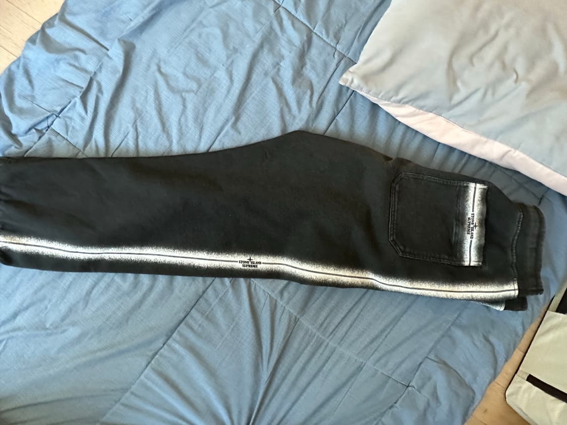 S 슈프림 스톤아일랜드 스웨트 팬츠 상품이미지4