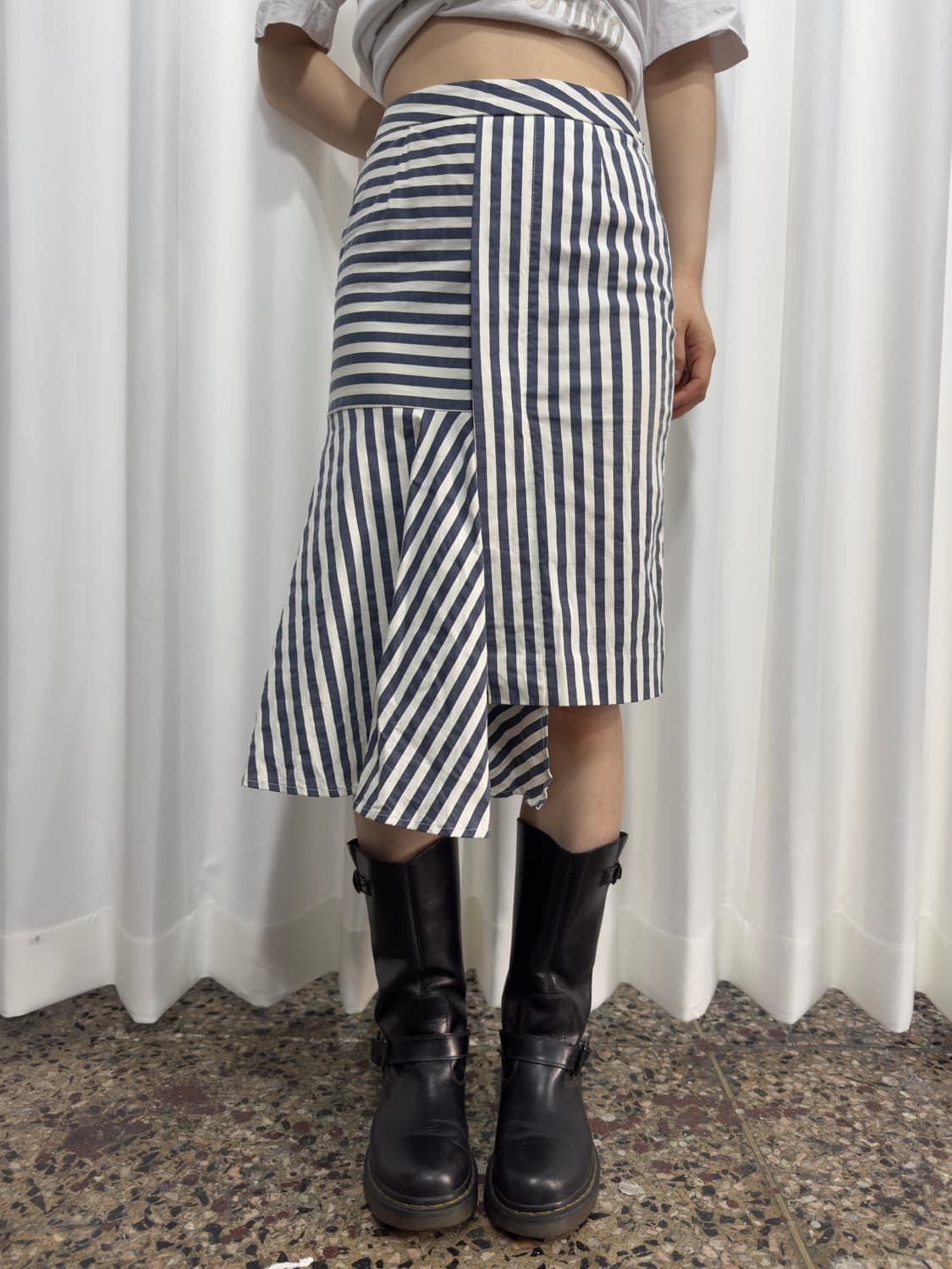 stripe design skirt 상품이미지2