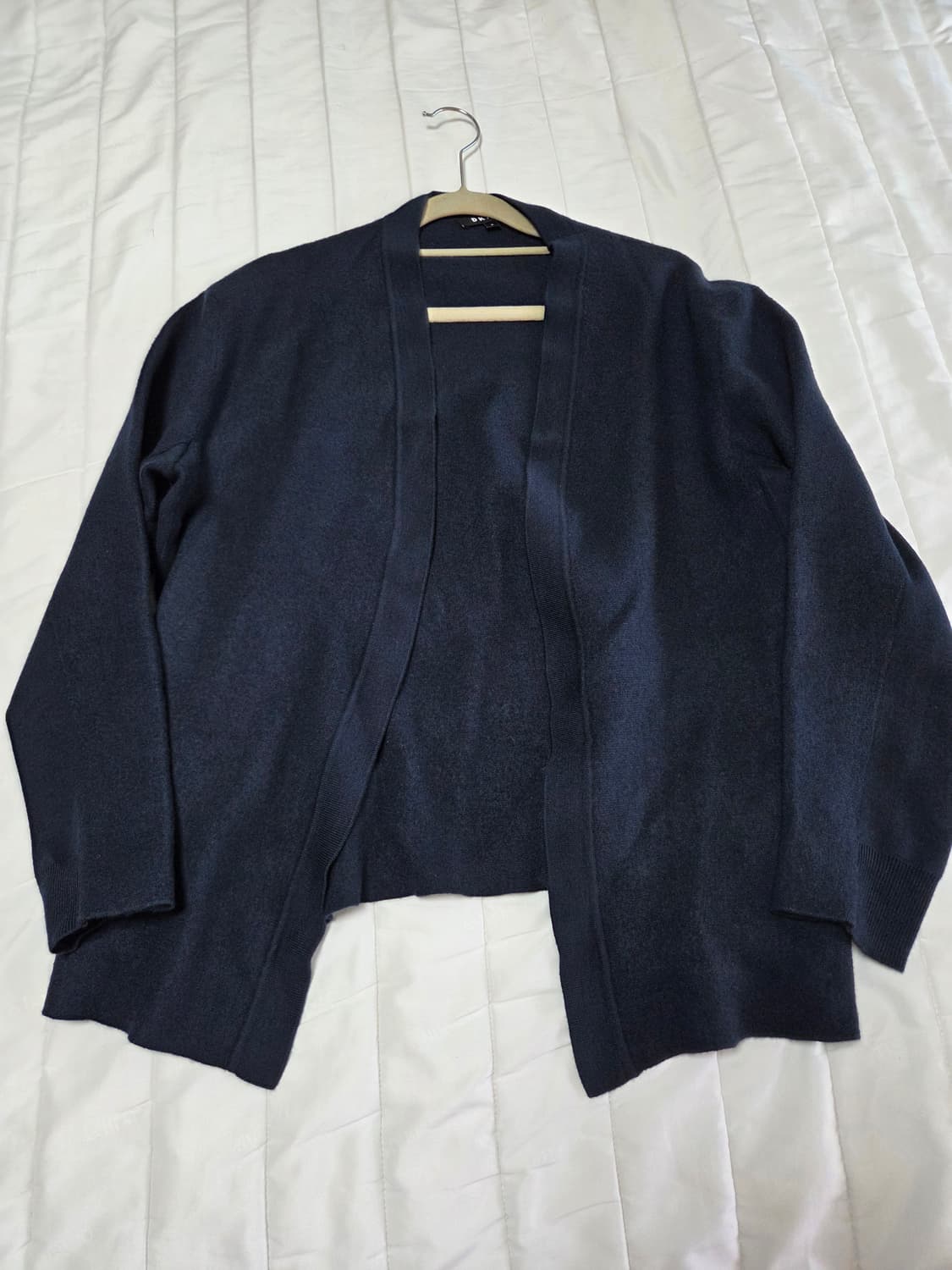 [M]DKNY 울100가디건 다크네이비 상품이미지1
