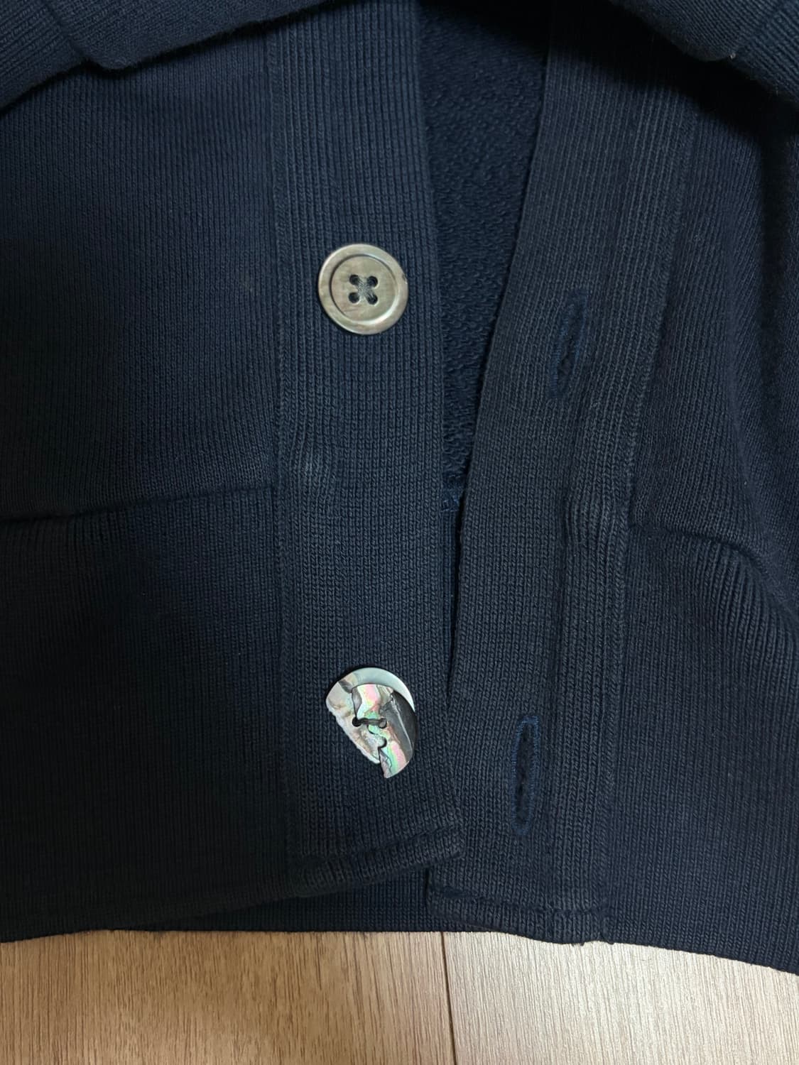 톰브라운 코튼 가디건 네이비 (L) 상품이미지3