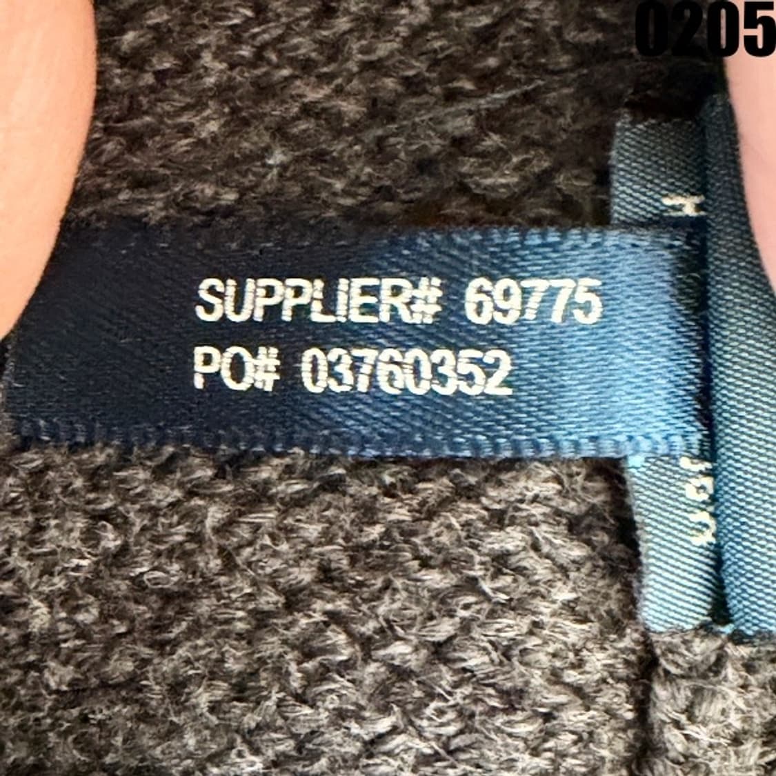 폴로 랄프로렌 헨리넥 버튼 니트 스웨터 XL 차콜그레이 0205 상품이미지10