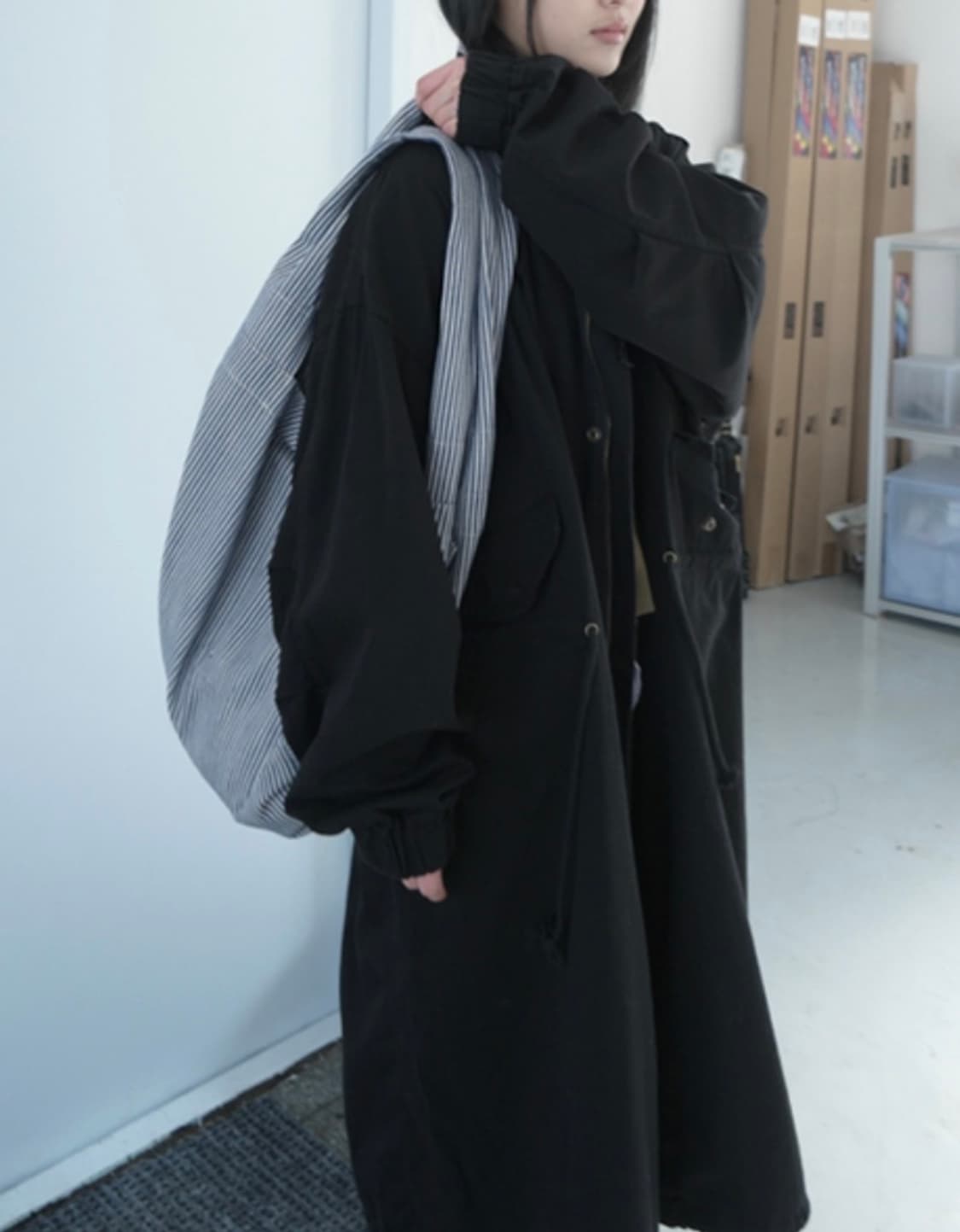 애프터먼데이 fishtail long safari jumper (4c) 상품이미지2