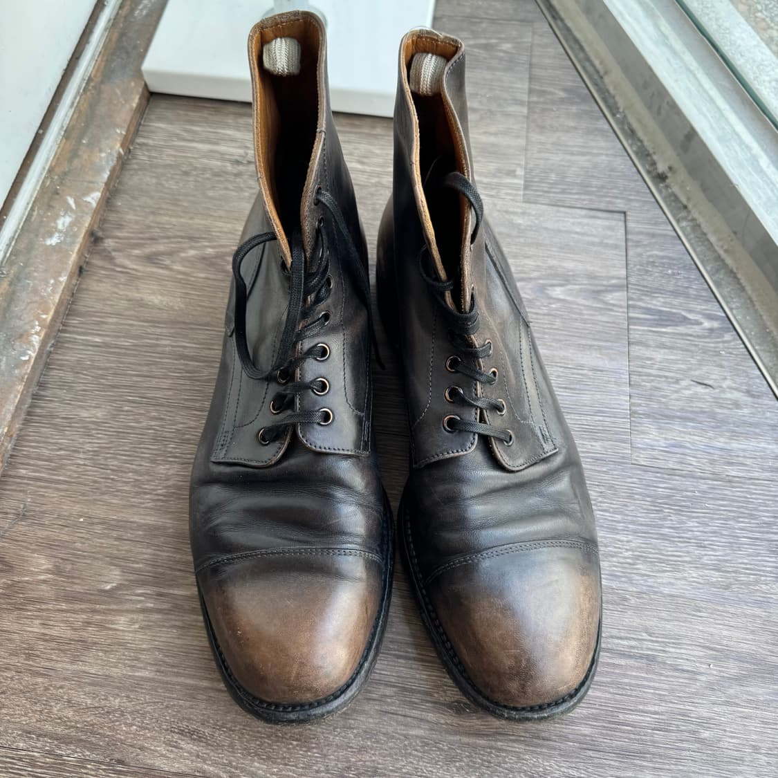 OFFICINE CREATIVE 캡토 레이스업 레더 부츠 상품이미지3