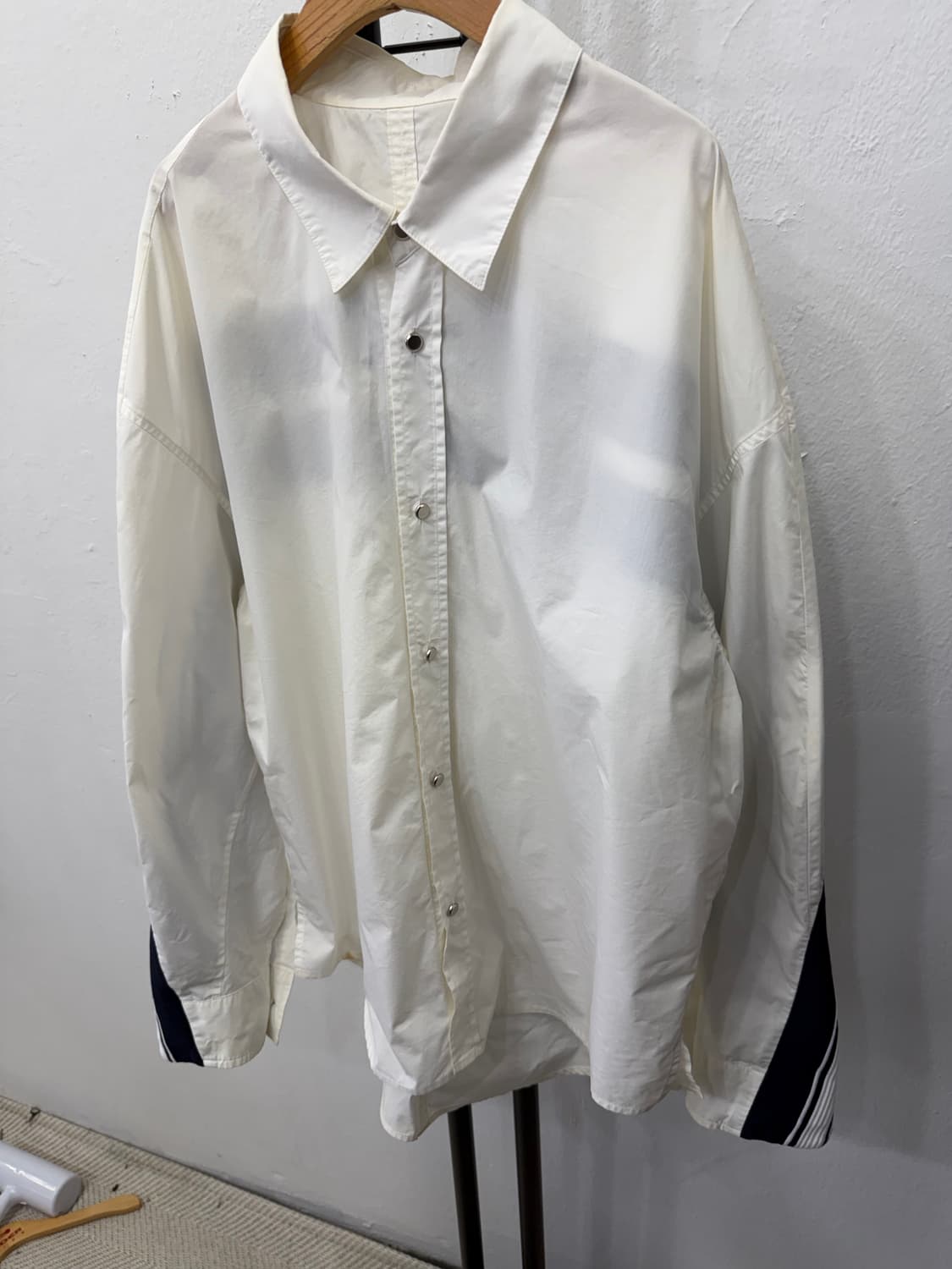 정품) 시스템옴므 한섬 오버핏 셔츠남방 95 상품이미지2