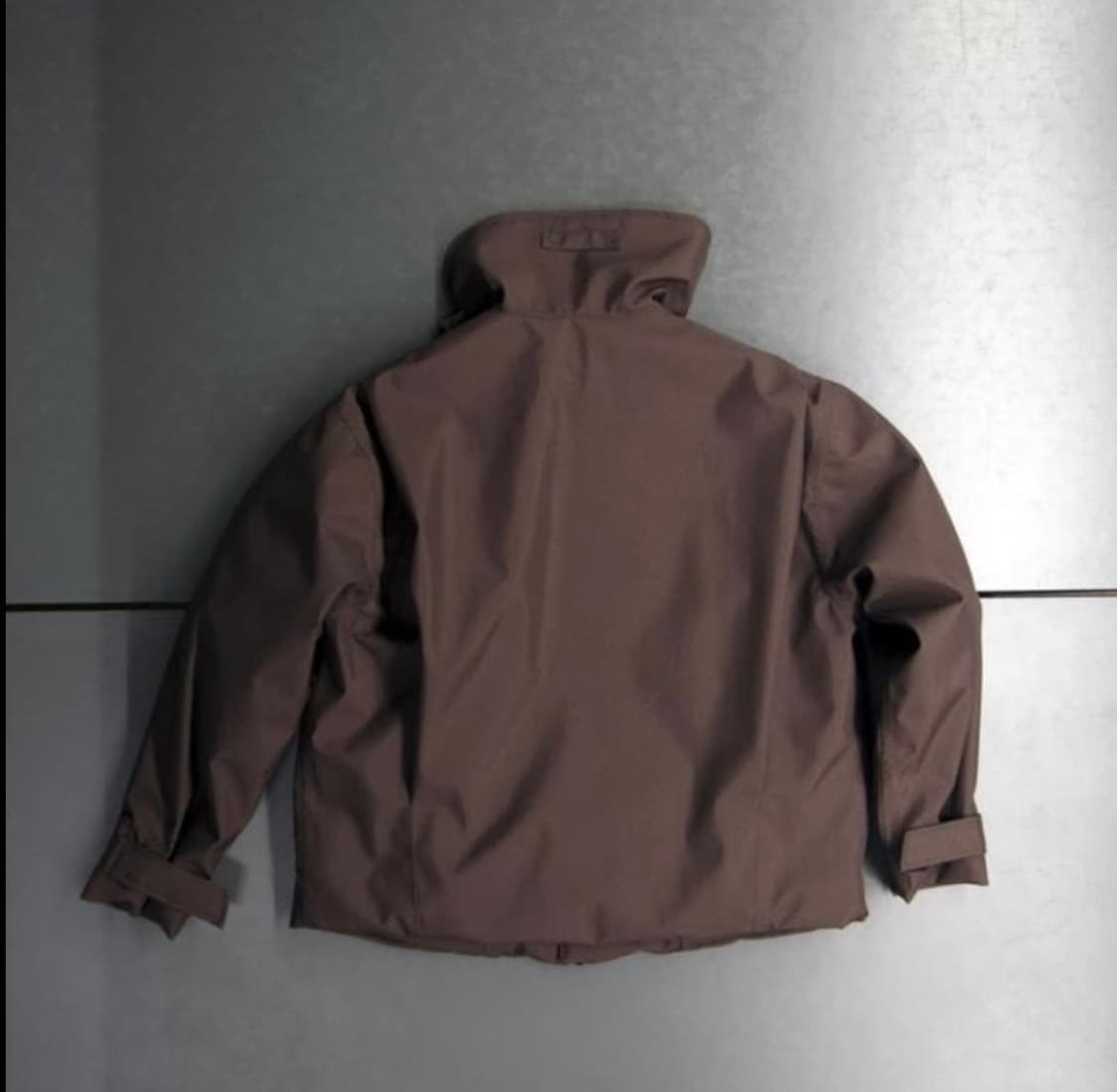 gr10k flame split 패디드 자켓 브라운 상품이미지2