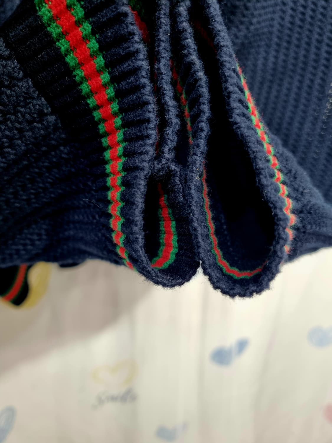 정품) 구찌  코튼 니트 가디건  상품이미지3