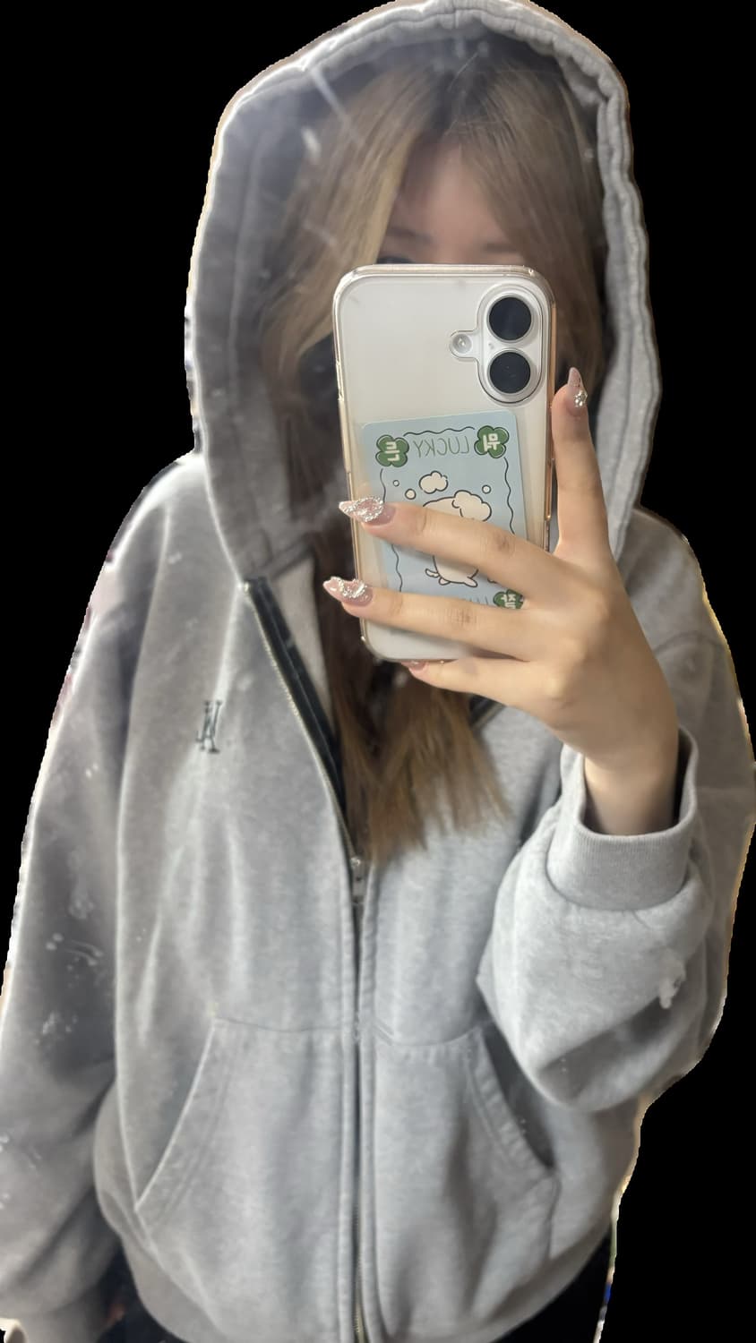 우알롱 후드집업 M 상품이미지1