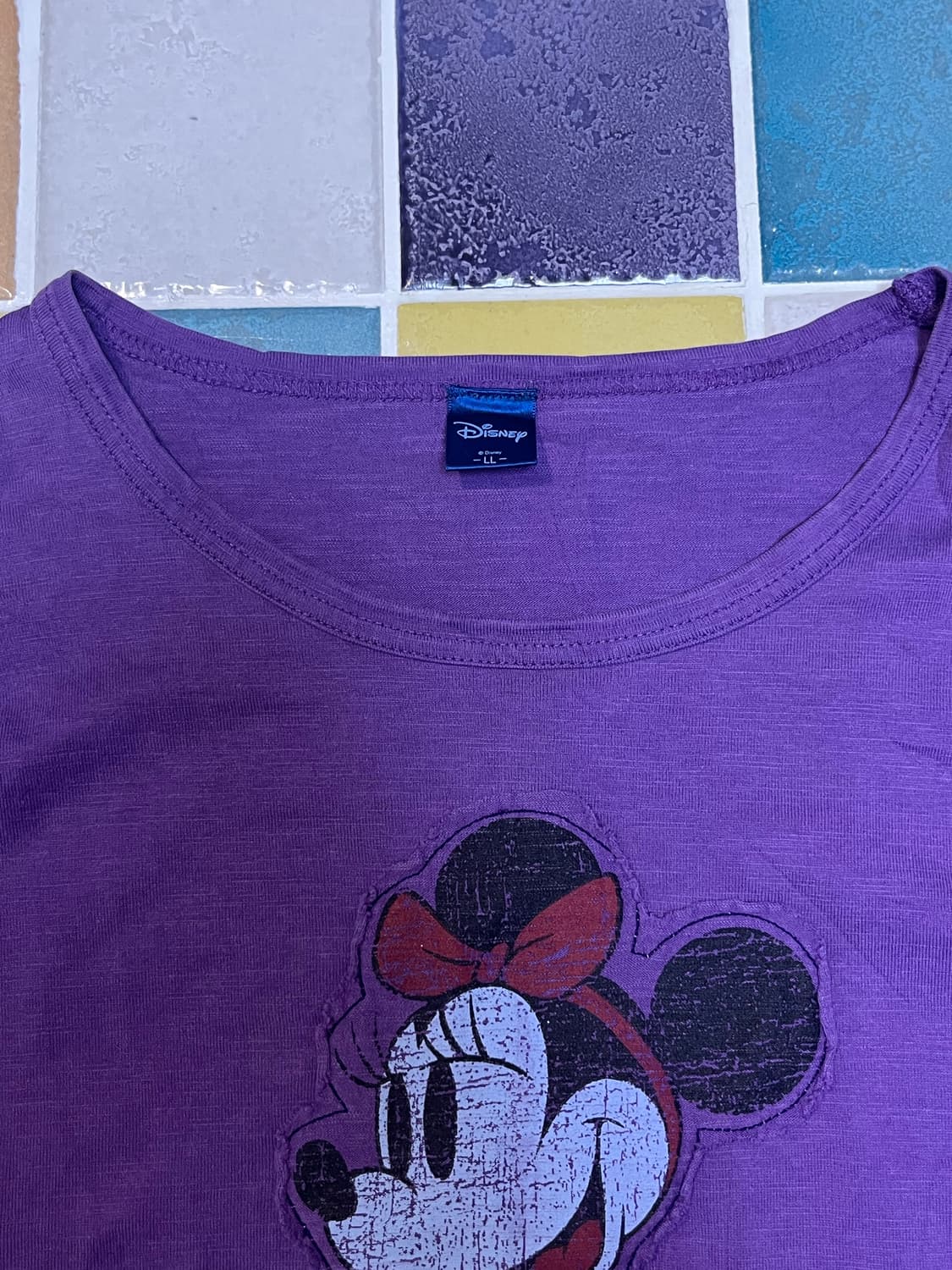 Disney 미니마우스 퍼플 롱슬리브T 상품이미지5