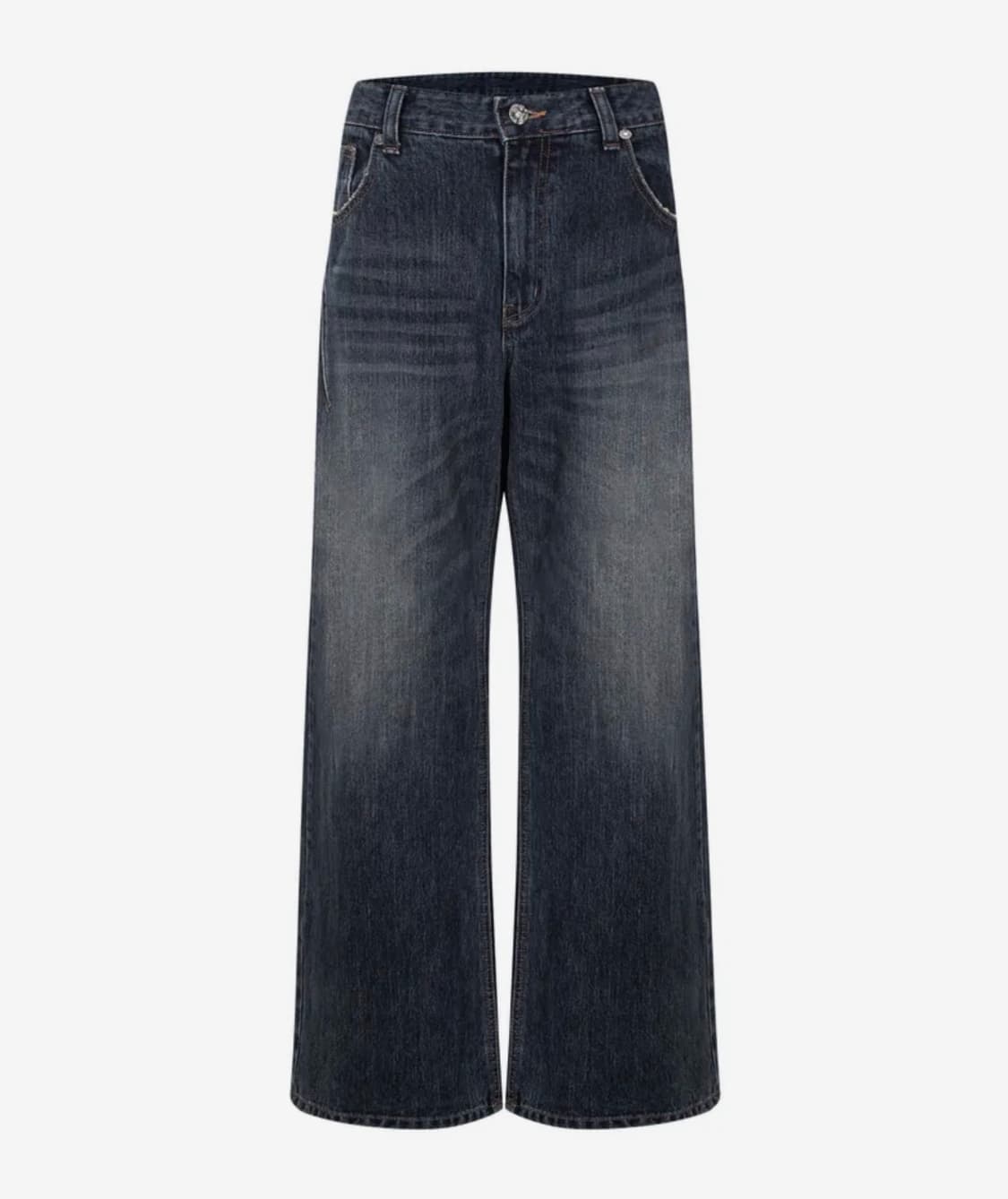 플리즈노팔로우 25데미지 워싱 와이드 데님 상품이미지1