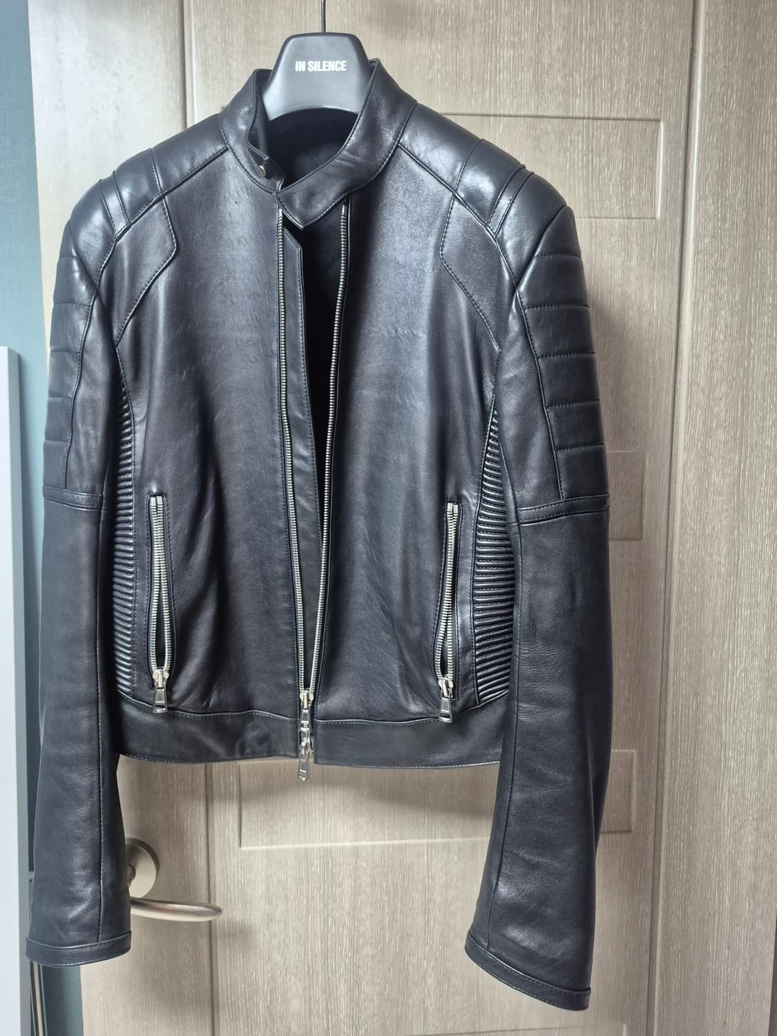 준지 16ss 램스킨 레더 자켓 상품이미지1