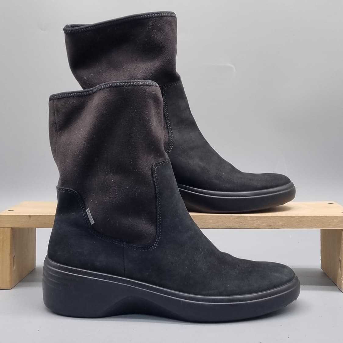 에코 여성스웨이드부츠 240 굽5 상품이미지1