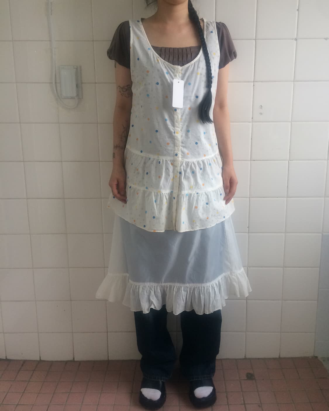 Dot pattern sleeveless 상품이미지8