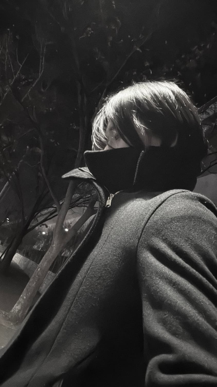 Schlussel 사선집업 하이넥 코트 상품이미지3