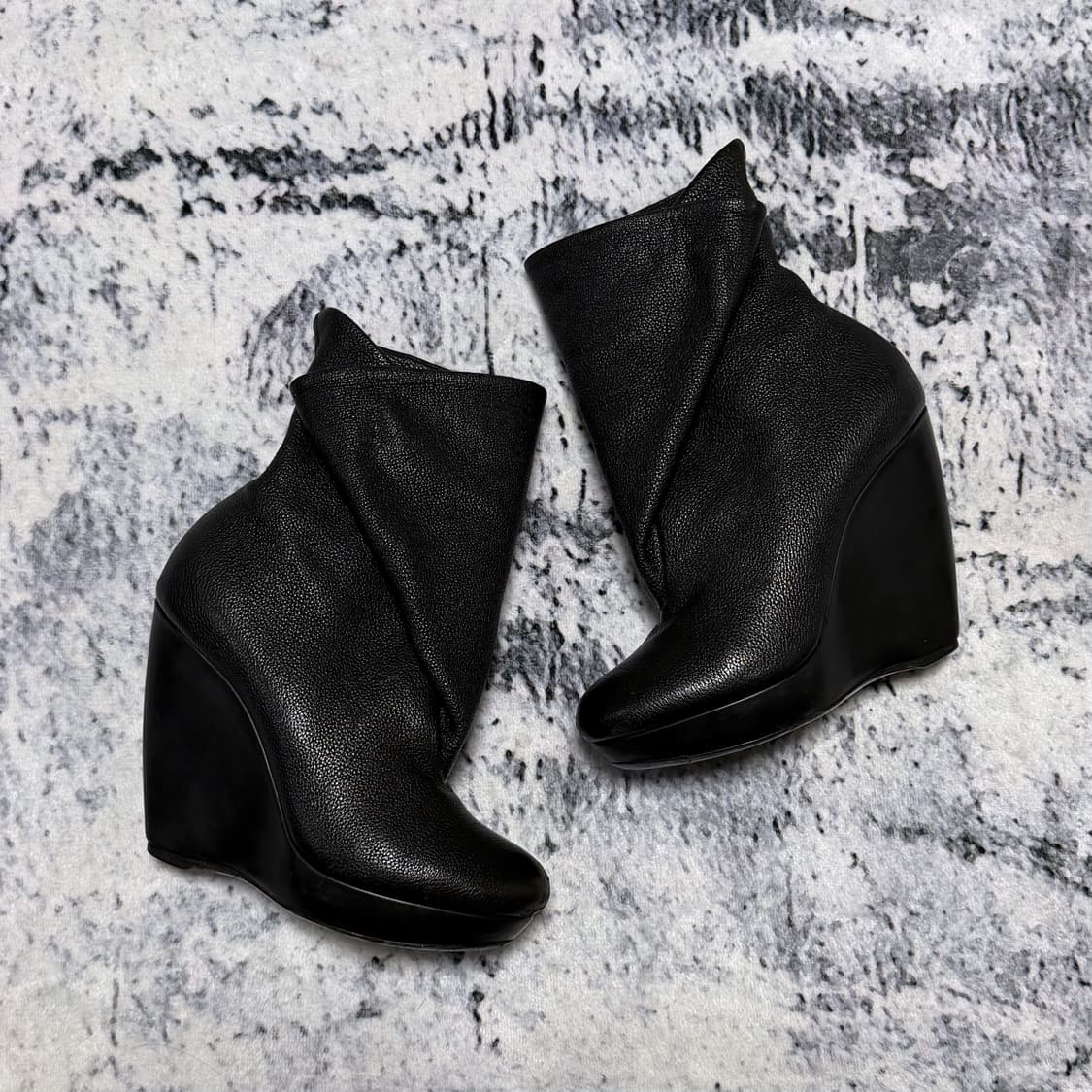 발렌시아가 04fw 아카이브 런웨이 랩 웨지부츠 37.5 상품이미지1