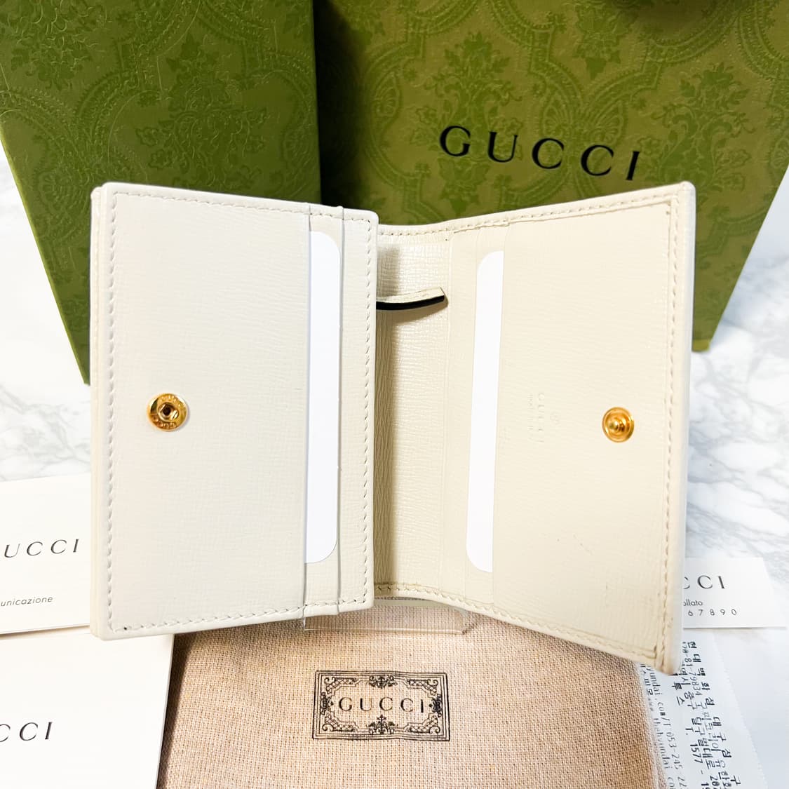 구찌 홀스빗 1955 카드지갑 상품이미지5