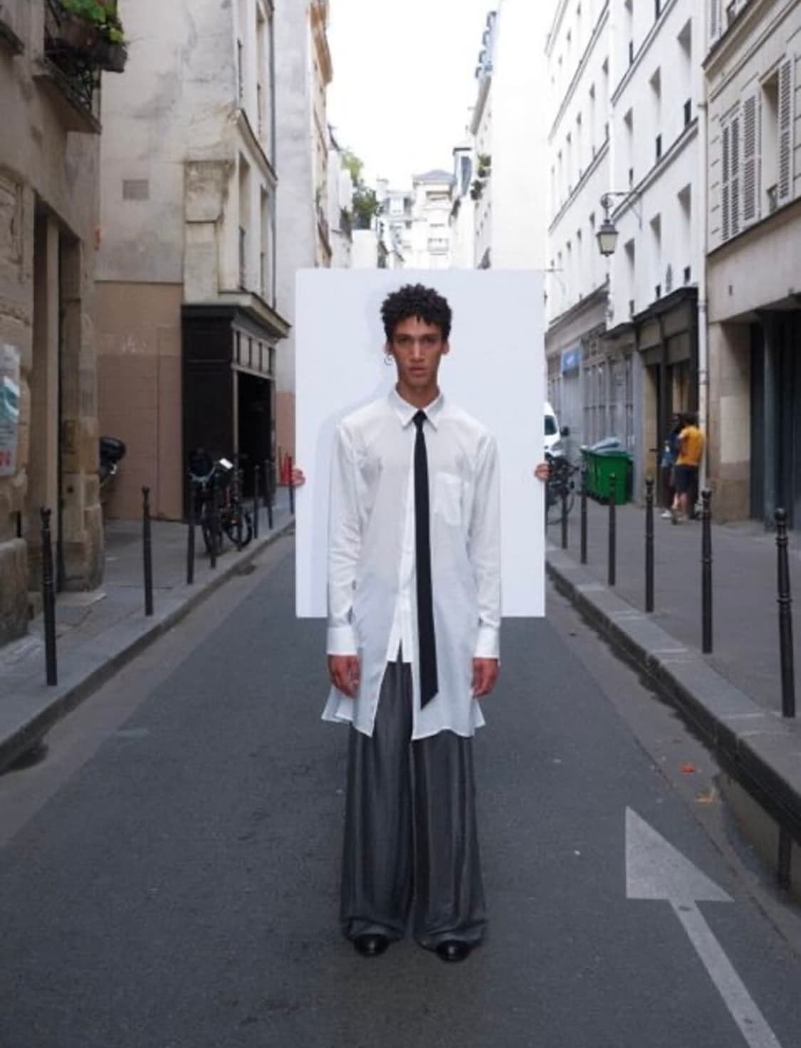 Sulvam 롱 슬릿 샘플 셔츠 상품이미지1