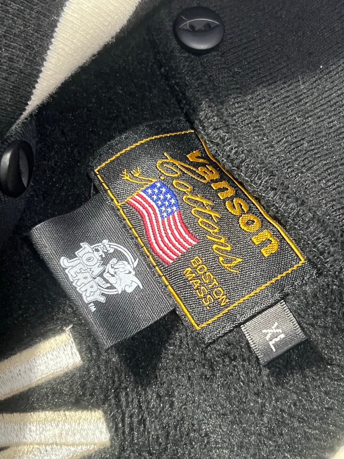 Vanson Leather Tom&jerry Varsity Jacket 상품이미지6