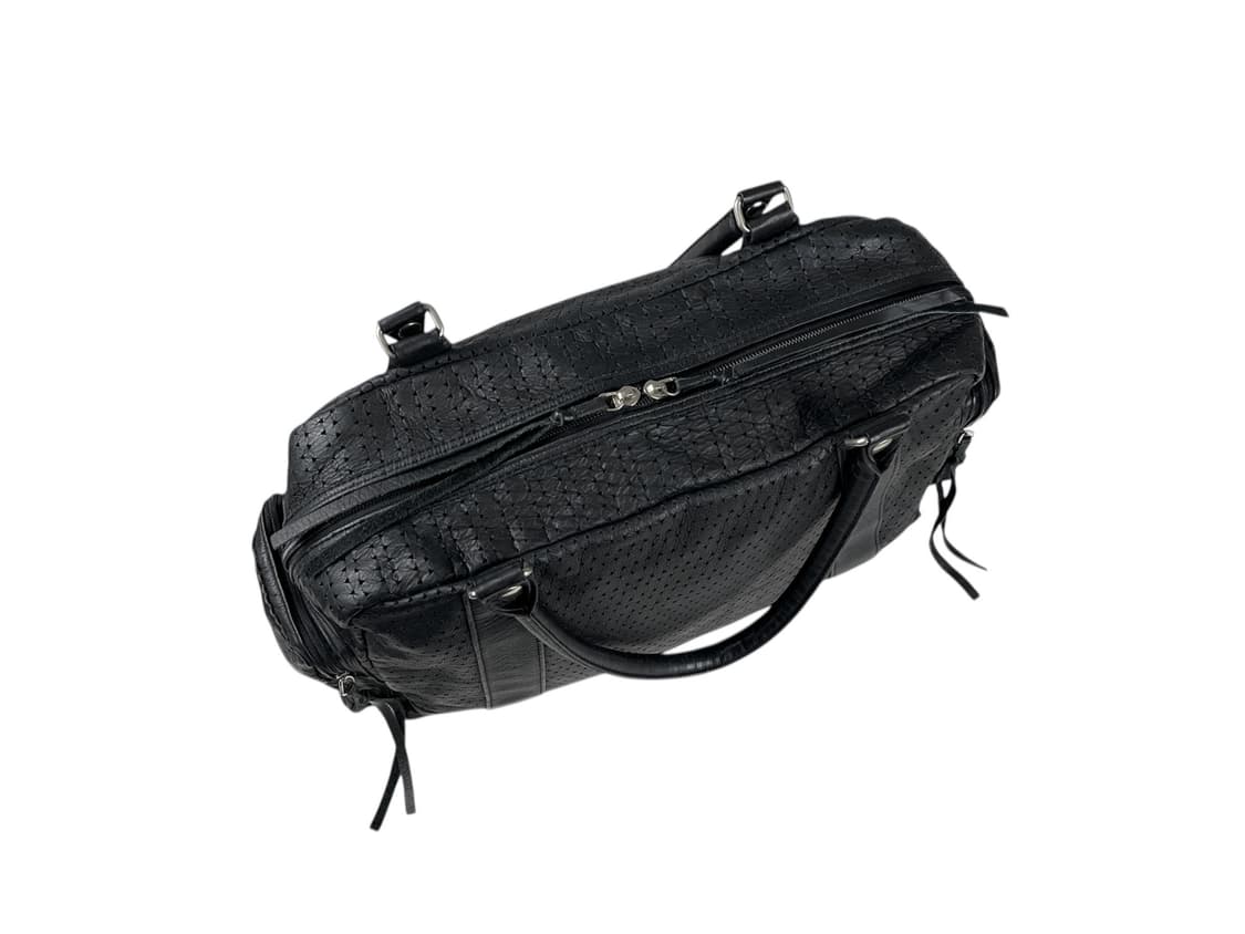 punched leather Boston bag 상품이미지6