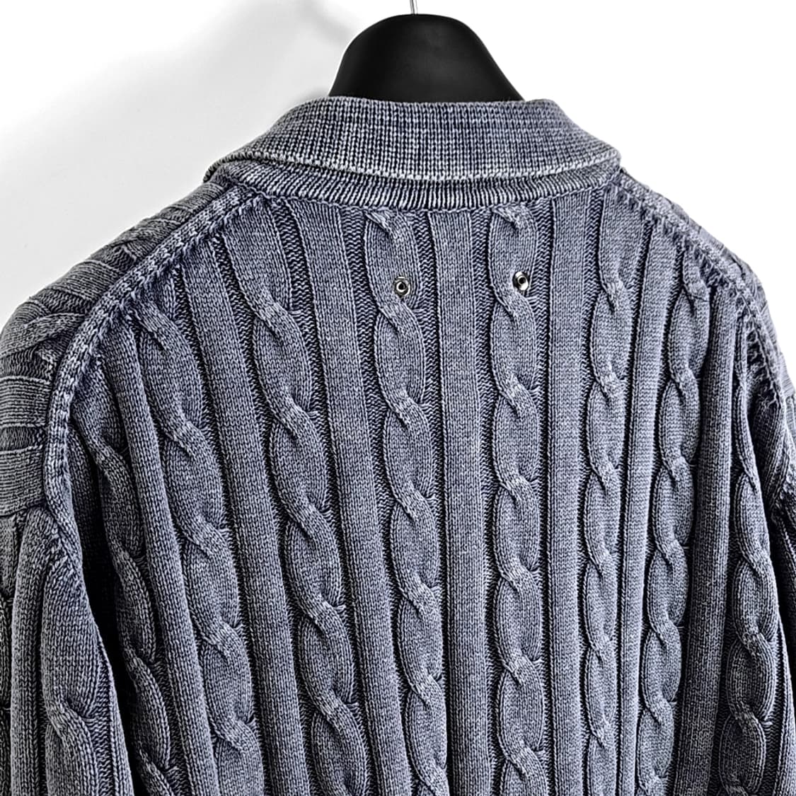 가키하라 웨스턴 워시드 케이블 니트 미착용 상품이미지7