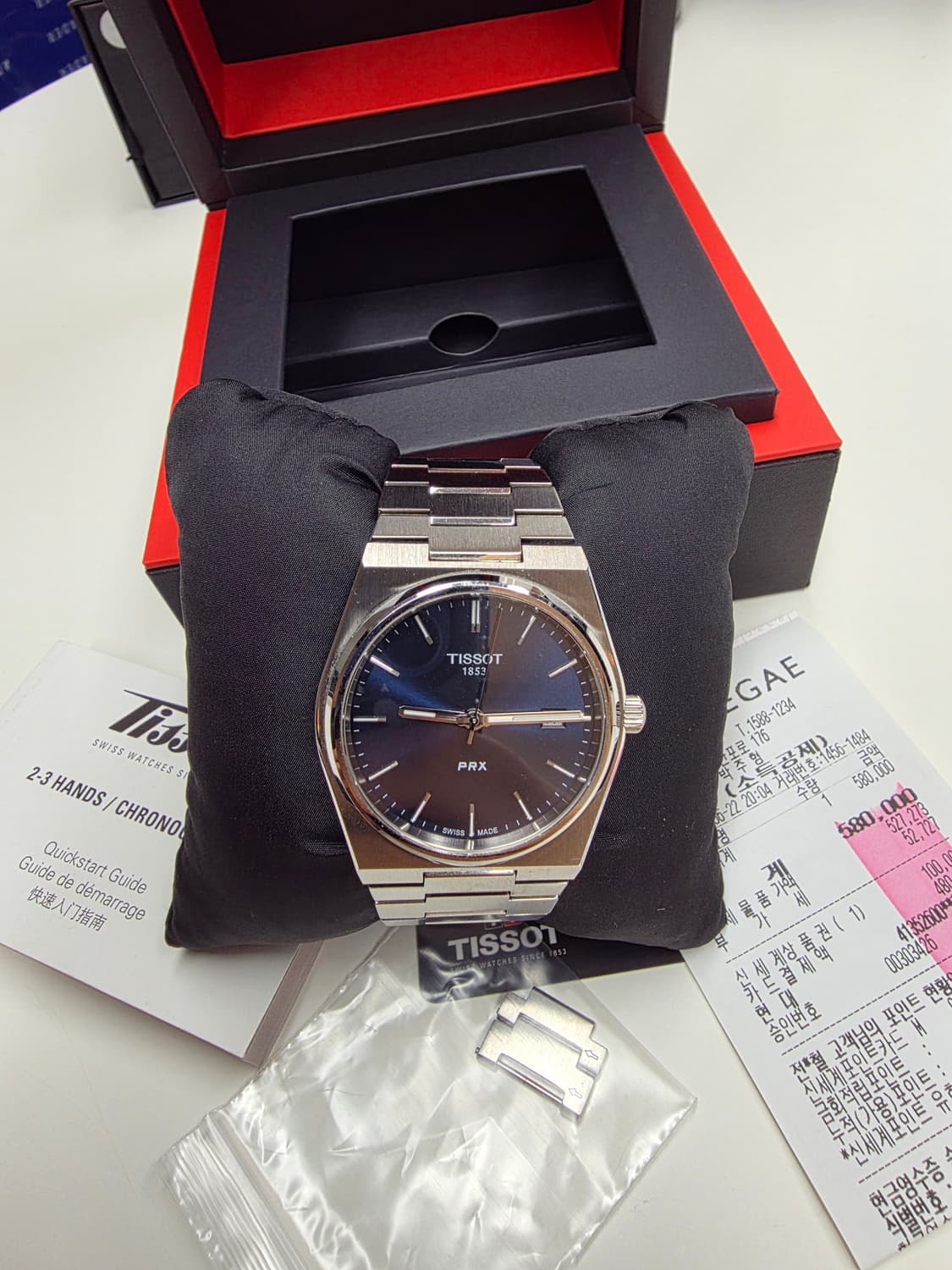 [새상품급]티쏘 prx 청판 40mm 쿼츠  상품이미지2