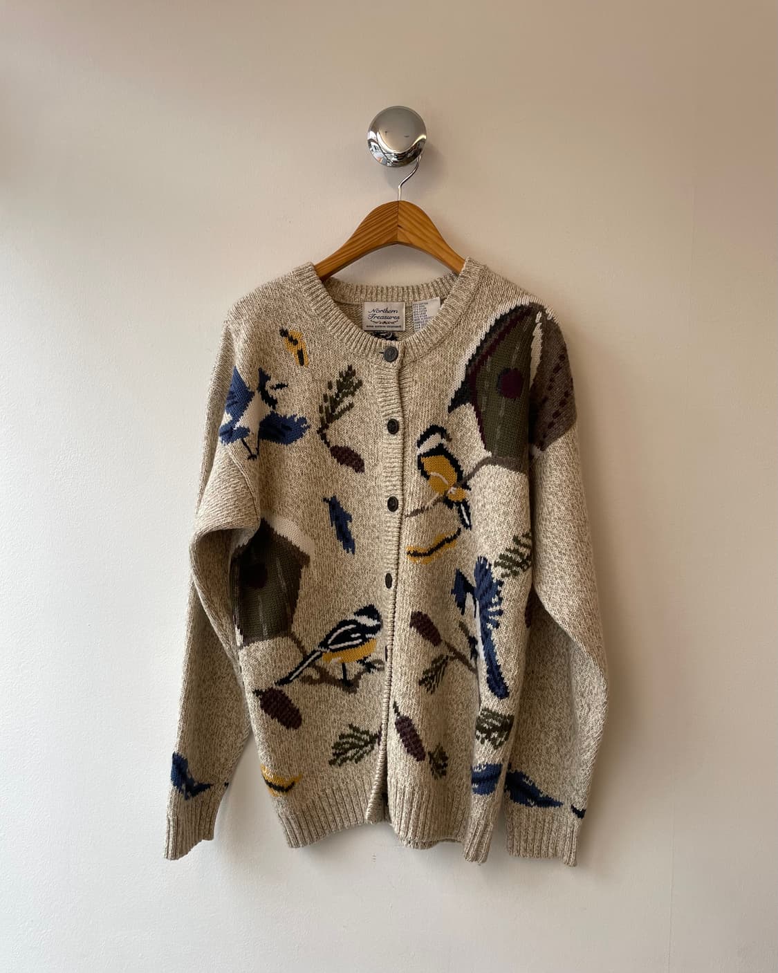 90s Northern Treasure “Birds” Cardigan🦜 상품이미지4