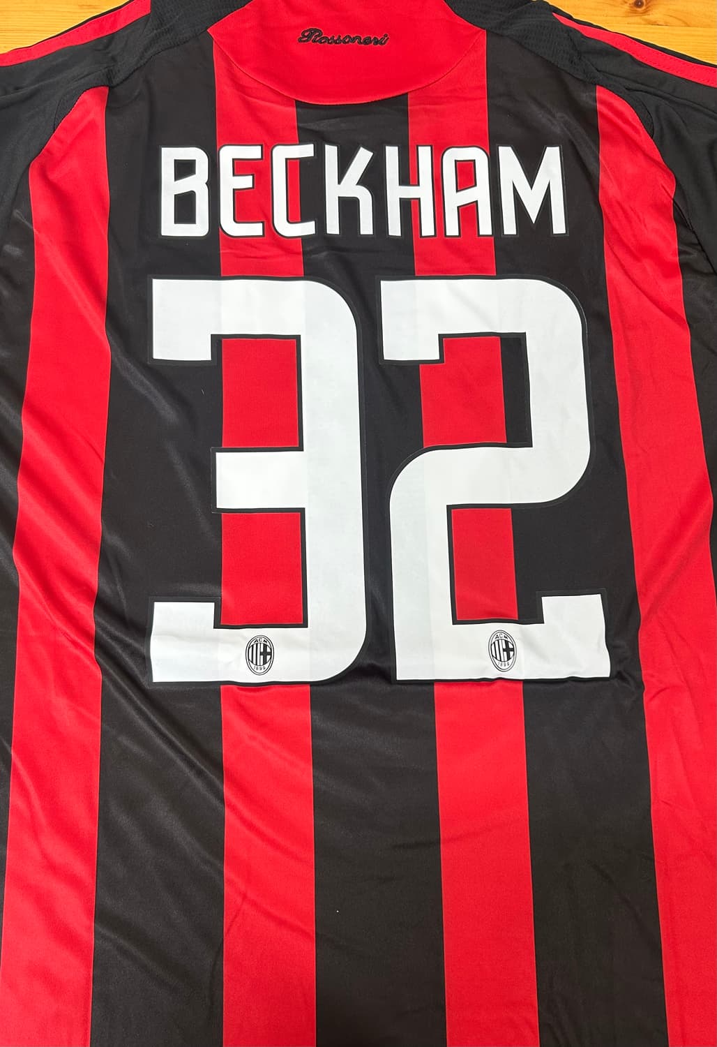 레트로 ac밀란 베컴 유니폼 긴팔 상품이미지3