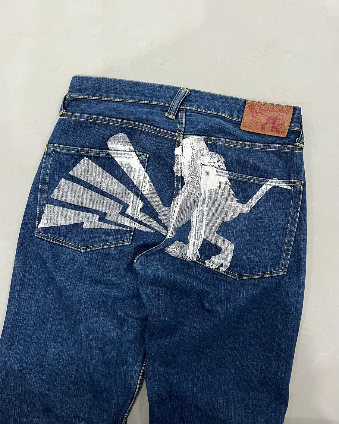 SANTASTIC! 🐒🏏  saru denim pants 상품이미지5