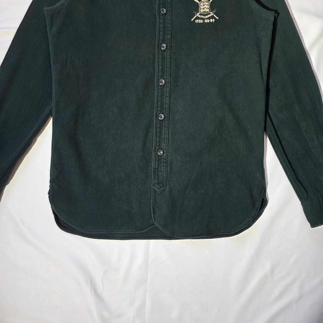 [S]90s 폴로 랄프로렌 모스그린 셔츠 상품이미지5