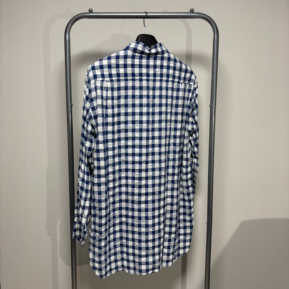 xs) casey casey 케이시케이시 깅엄 체크 셔츠 상품이미지3