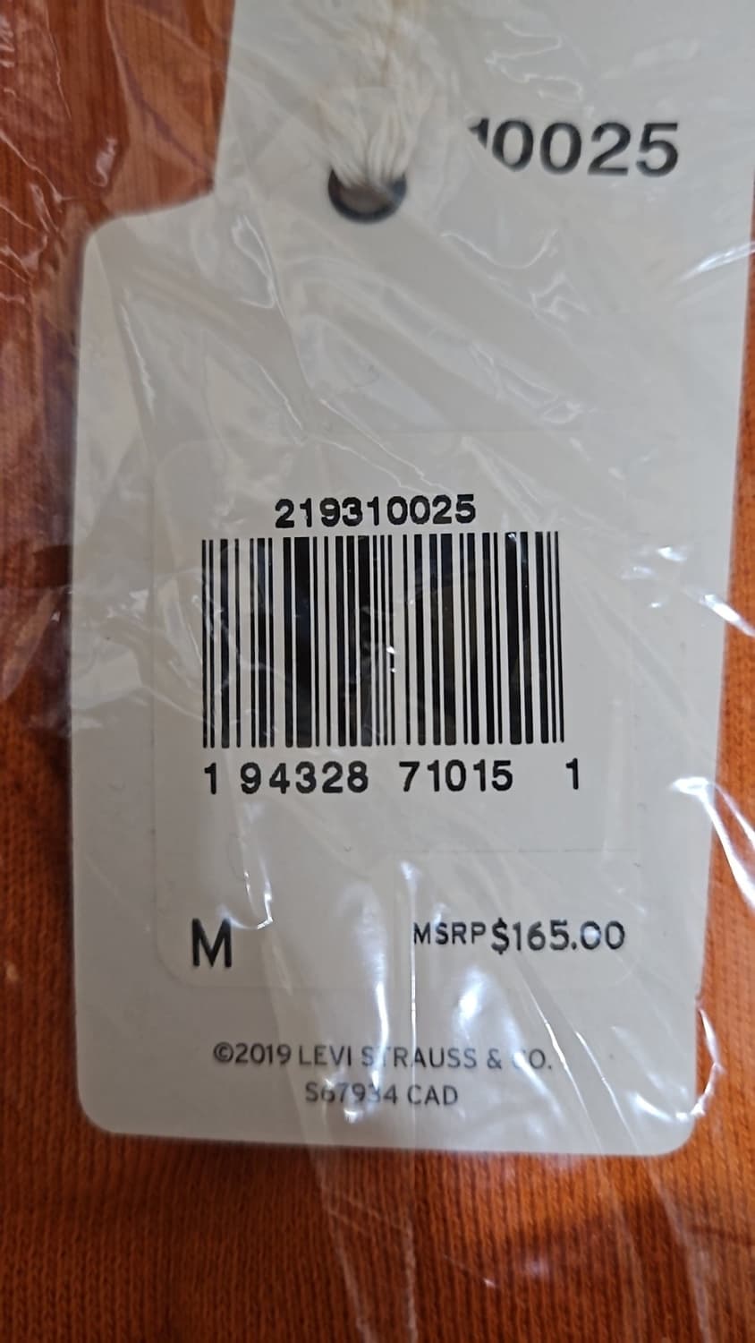 리바이스 LVC 1940's 베이 메도우 러셋 오렌지 M 상품이미지5