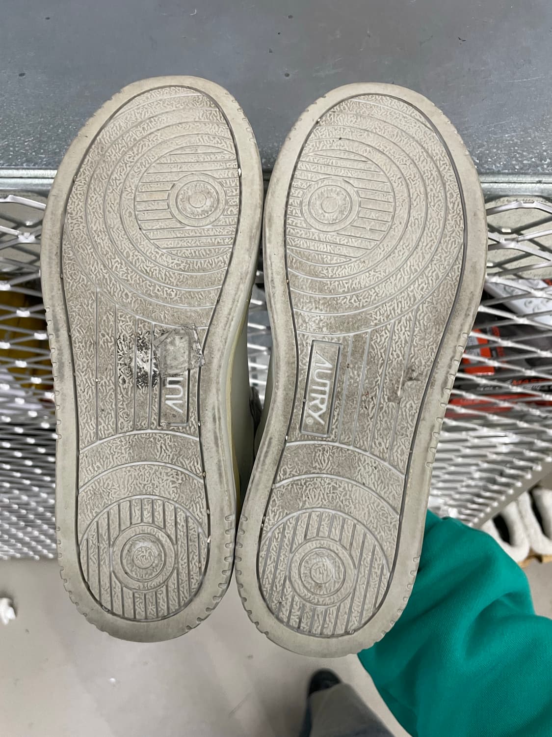 오트리 메달리스트 미드 레더 그레이 화이트 38 상품이미지6