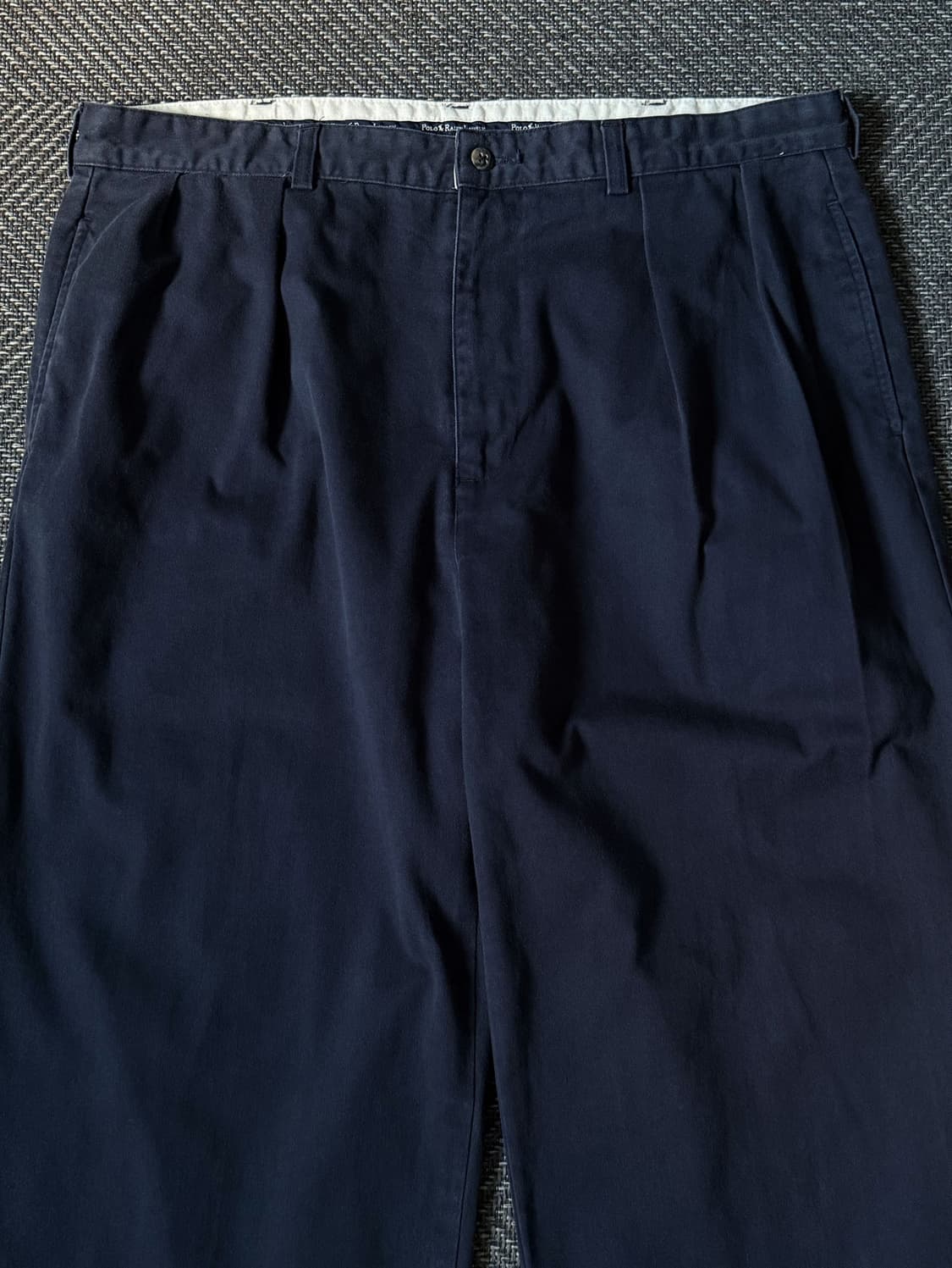 (38) 90s 폴로 랄프로렌 앤드류 더블 플리츠 치노 팬츠 상품이미지2