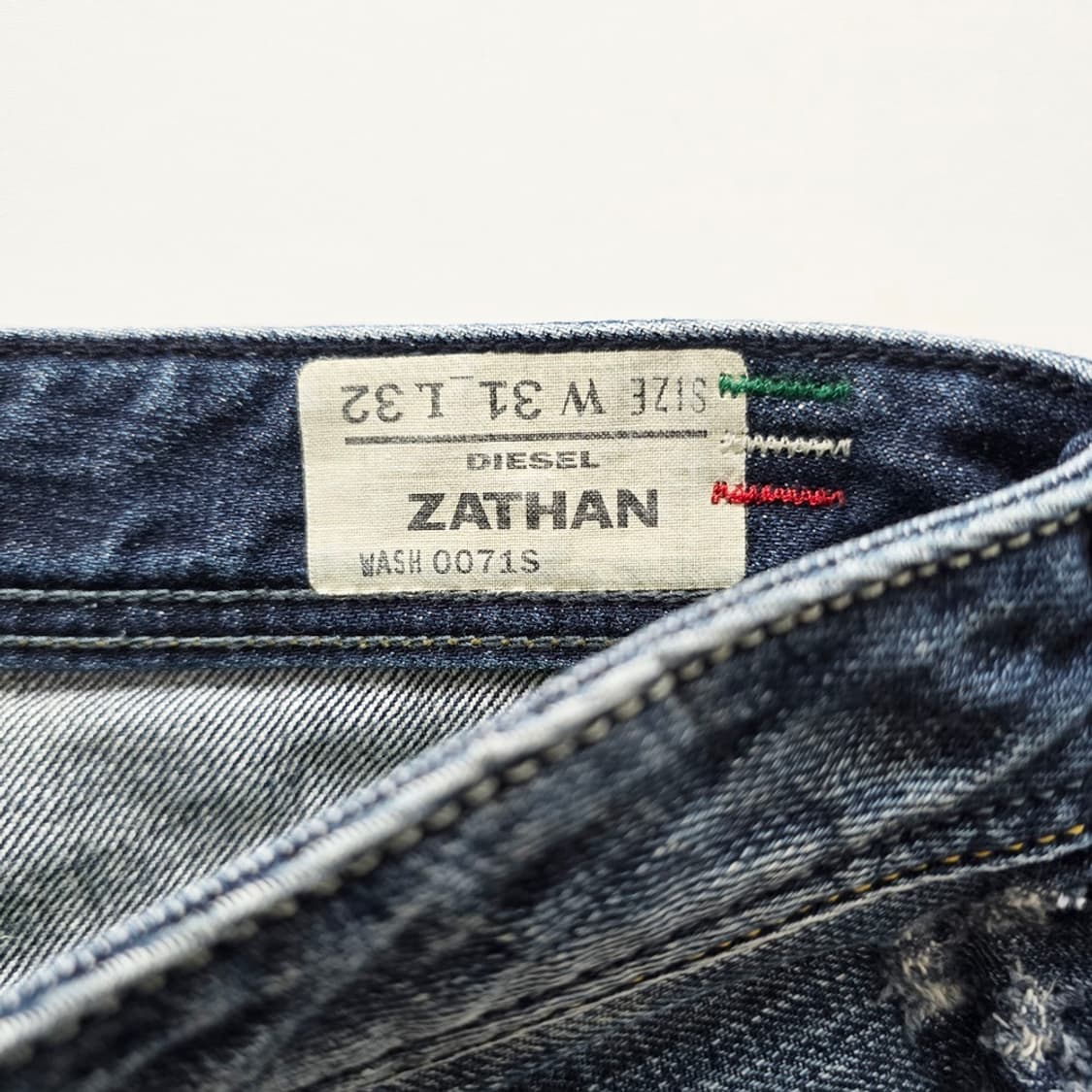 디젤 청바지 자탄 일자 이태리 데님 사이즈31 R5334 상품이미지3