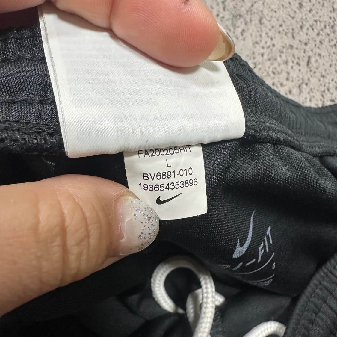 ✨ (바배) 나이키 드라이핏 블랙 트레이닝 팬츠  상품이미지4